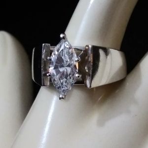 Sterling Silver High Quality CZ Solitaire